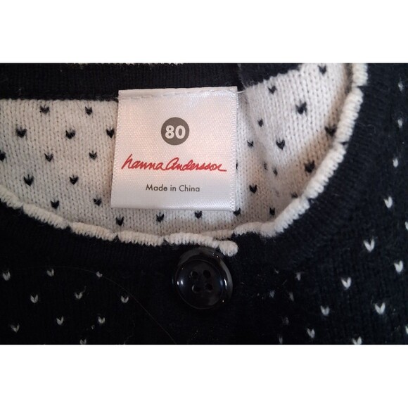 Hanna Andersson Knit Winter Sweater Dress Christmas Size 80 18-24 Months - Picture 2 of 10